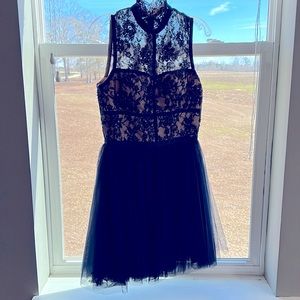 Sherri Hill Navy Blue Cocktail Dress NWOT